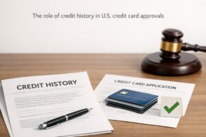 The role of credit history in U.S. credit card approvals