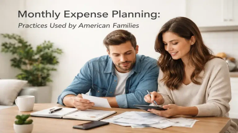 Monthly expense planning: practices used by American families