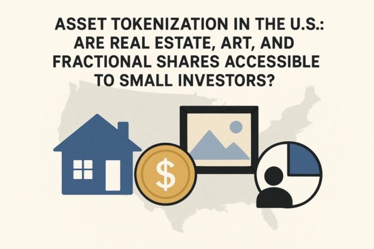 Asset Tokenization in the U.S.: Are Real Estate, Art, and Fractional Shares Accessible to Small Investors?