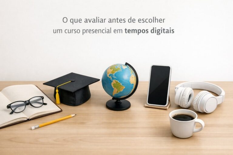 O que avaliar antes de escolher um curso presencial em tempos digitais