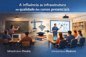 A influência da infraestrutura na qualidade dos cursos presenciais