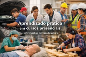 Aprendizado prático em cursos presenciais: diferencial no mercado brasileiro