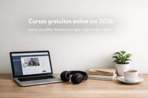 Cursos gratuitos online em 2026: como escolher formações que realmente valem