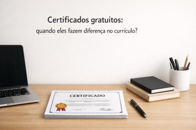 Certificados gratuitos: quando eles fazem diferença no currículo?