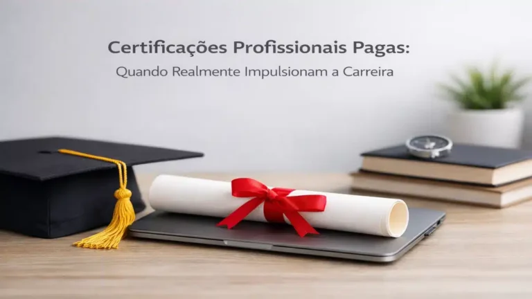 Certificações profissionais pagas: quando realmente impulsionam a carreira