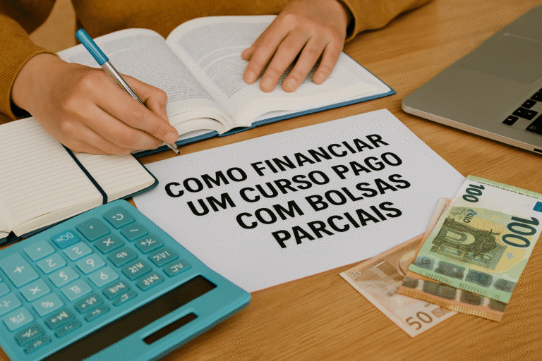 Curso pago com bolsas parciais: Como financiar seus estudos em 2025?
