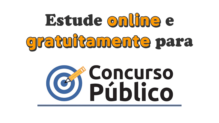 Estude para concurso gratuitamente e online