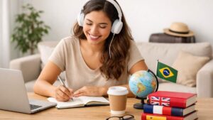 Aprenda novos idiomas com cursos flexíveis e acelerados