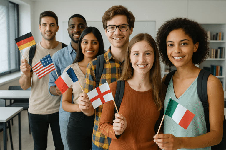 Cursos presenciais de idiomas com foco na conversação