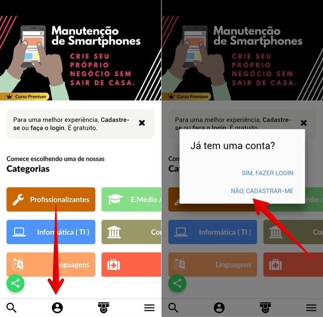 Aplicativo disponibiliza dezenas de cursos ONLINE e GRATUITOS com certificado