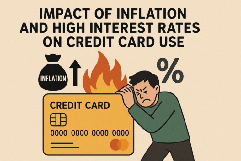 Impact of inflation and high interest rates on credit card use