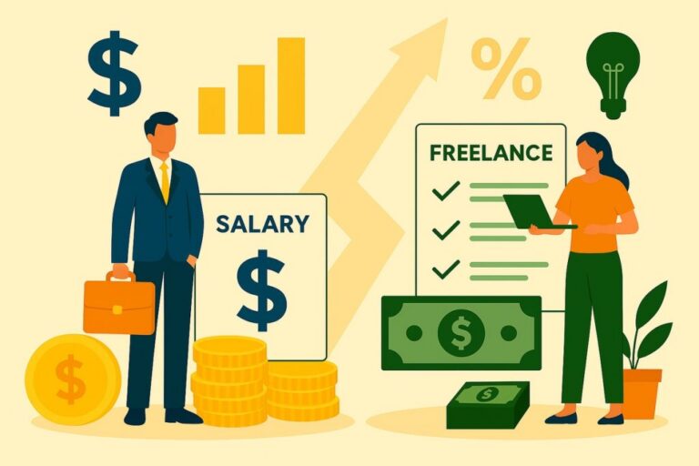 Understand the financial differences between salaried employees and self-employed workers