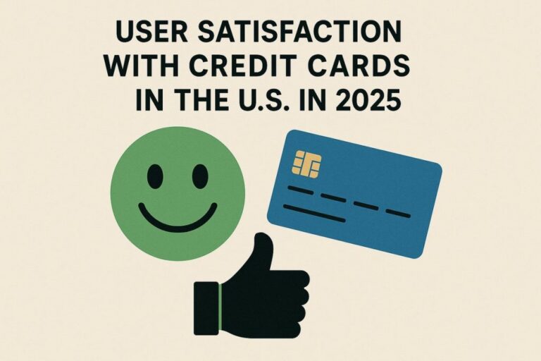 User satisfaction with credit cards in the U.S. in 2025.