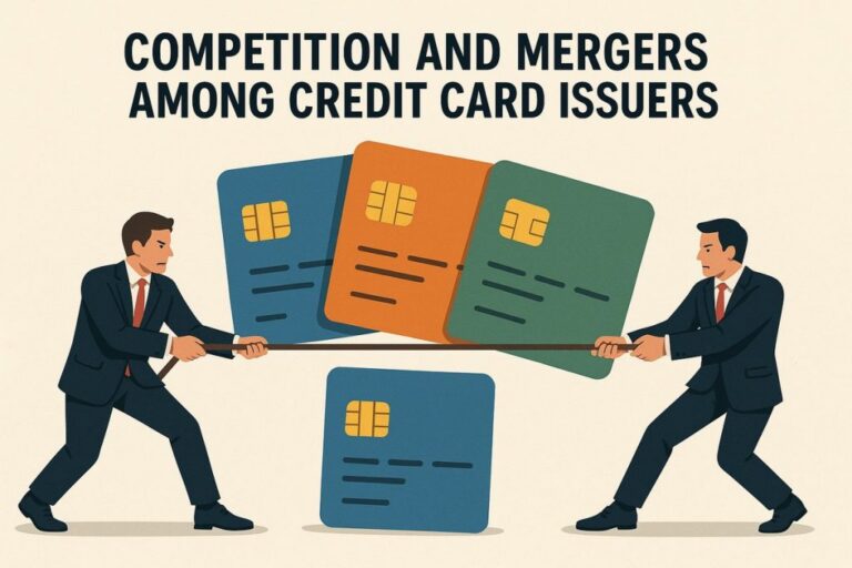 Competition and mergers among credit card issuers